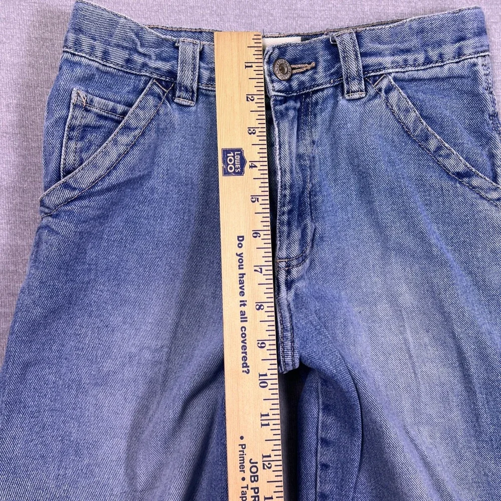 GAP Carpenter Relaxed Mid Rise Denim Shorts Kids 12 Blue Cotton